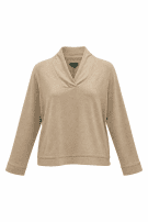LAUREN RALPH LAUREN ΜΠΛΟΥΖΑ V NECK MINIMAL BEIGE ΓΥΝΑΙΚΕΙΟ PRE OWNED M