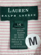 LAUREN RALPH LAUREN SHIRT CLASSIC PINK WOMAN PRE OWNED M