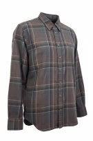 LAUREN RALPH LAUREN CHECK SHIRT BROWN WOMEN'S L