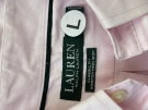 LAUREN RALPH LAUREN SHIRT MINIMAL PINK WOMEN PRE OWNED L