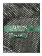 LAUREN RALPH LAUREN Polka Dot Shirt Black Unisex Large