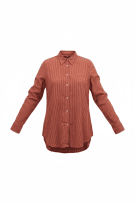 LAUREN RALPH LAUREN Camicia a righe Classic Rosso/Bianco Donna M