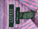LAUREN RALPH LAUREN ΠΟΥΚΑΜΙΣΟ ΡΙΓΕ CLASSIC ΛΙΛΑ ΓΥΝΑΙΚΕΙΟ PRE OWNED L