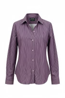 LAUREN RALPH LAUREN Πουκάμισο Ριγέ Μωβ Unisex Large