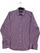 LAUREN RALPH LAUREN Πουκάμισο Ριγέ Μωβ Unisex Large