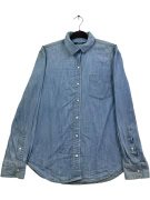 LAUREN RALPH LAUREN SHIRT DENIM VINTAGE BLUE WOMEN L pre-owned