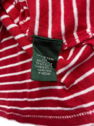 Lauren Ralph Lauren Ριγέ T-Shirt Κόκκινο-Λευκό Γυναικείο M