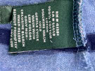 LAUREN RALPH LAUREN T SHIRT ΡΙΓΕ ΜΠΛΕ ΓΥΝΑΙΚΕΙΟ PRE OWNED L