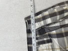 LEE CARGO SHORTS PLAID BROWN UNISEX PRE OWNED M