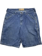 LEE DUNGAREES CARPENTER DENIM ΣΟΡΤΣ Y2K LOGO ΜΠΛΕ UNISEX XL