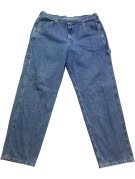 LEE DUNGAREES PANTALONI CARPENTER WORKWEAR BLU WASHED UOMO PRE OWNED XL