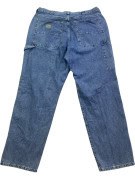 LEE DUNGAREES PANTALONI CARPENTER WORKWEAR BLU WASHED UOMO PRE OWNED XL