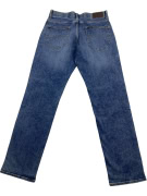 LEE EXTREME MOTION DENIM PANTS ATHLETIC FIT LOGO MID BLUE MEN'S M