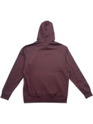 Lee Hoodie Bianco Logo Bordeaux Unisex L