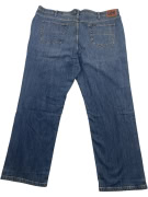 LEE JEANS ΠΑΝΤΕΛΟΝΙ DENIM CASUAL ΔΕΡΜΑΤΙΝΟ LOGO PATCH ΜΠΛΕ ΑΝΔΡΙΚΟ 6XL (W50)