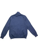 Lee Original Cardigan lavorato a maglia blu con zip da uomo L