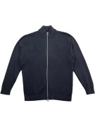 Lee Original Knit Cardigan Vintage Full Zip Dark Blue Men’s XL