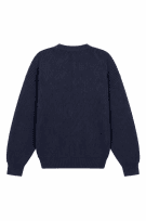 LEE ΠΛΕΚΤΟ ΠΟΥΛΟΒΕΡ ΜΕ ΡΙΓΕΣ NAVY UNISEX PRE OWNED XL