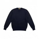 LEE Πλεκτό Sweater V-Neck Vintage Logo Μπλε Ανδρικό M–L