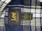 LEE CHECK SHIRT CLASSIC BLUE MEN PRE OWNED L
