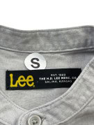 LEE ΠΟΥΚΑΜΙΣΟ HENLEY MINIMAL STONE GREY ΑΝΤΡΙΚΟ PRE OWNED S