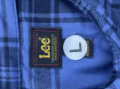LEE CAMICIA CHECK BLU UOMO PRE OWNED L