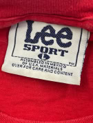LEE SPORT GRAPHIC TEE VINTAGE ΚΟΚΚΙΝΟ UNISEX PRE OWNED L