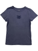 Lee T-Shirt Μπλε Slim Fit Γυναικείο S