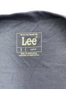 Lee T-Shirt Slim Fit Logo Μπλε Γυναικείο S