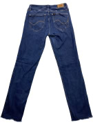Lee Jeans Uomo Blu con Logo Vintage