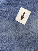 LEE SHORTS DENIM WORKWEAR BLU UOMO PRE OWNED XL