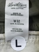 LERIETTROUS SIGNATURE BERMUDA CARGO UTILITY OLIVE UOMO PRE OWNED L