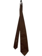 LES COPAINS NECKTIE CLASSIC BROWN MENS PRE OWNED