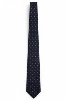 LES COPAINS CRAVATTA CLASSICA NAVY UOMO PRE OWNED