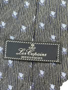 LES COPAINS CRAVATTA CLASSICA NAVY UOMO PRE OWNED