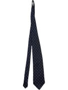 LES COPAINS CRAVATTA CLASSICA NAVY UOMO PRE OWNED