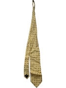 LES COPAINS CRAVATTA CLASSICA ORO UOMO PRE OWNED