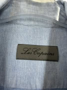 LES COPAINS Πουκάμισο Vintage Oxford Σιέλ Ανδρικό L