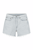 LEVIS DENIM SHORTS VINTAGE WASHED LIGHT BLUE WOMENS PRE OWNED S