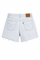 LEVIS DENIM SHORTS VINTAGE WASHED LIGHT BLUE WOMENS PRE OWNED S