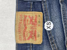 LEVI S JEANS STRAIGHT LEG WASHED BLUE MENS PRE OWNED XS