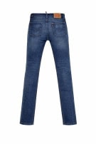 LEVI S JEANS STRAIGHT LEG WASHED BLUE MENS PRE OWNED XS