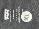 LEVI S T SHIRT MINIMAL NERO UOMO PRE OWNED XL