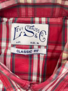 Levi Strauss & Co. Shirt Plaid Classic Fit Red Men's XL