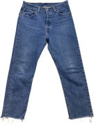 LEVI STRAUSS AND CO ΤΖΙΝ ΠΑΝΤΕΛΟΝΙ CLASSIC WASHED BLUE UNISEX PRE OWNED S