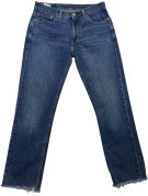 LEVI STRAUSS AND CO JEANS WASHED BLUE MENS PRE OWNED S