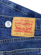 LEVI STRAUSS AND CO JEANS WASHED BLUE MENS PRE OWNED S