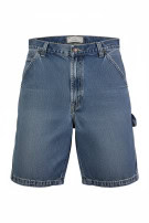 LEVI STRAUSS SIGNATURE CARPENTER ΤΖΙΝ ΒΕΡΜΟΥΔΑ WORKWEAR WASHED BLUE ΑΝΤΡΙΚΟ PRE OWNED L
