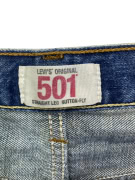 LEVI\'S 501 Bermuda jeans vintage con bottoni blu unisex L