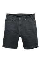 LEVI'S 505 DENIM SHORTS LOGO BLACK UNISEX L